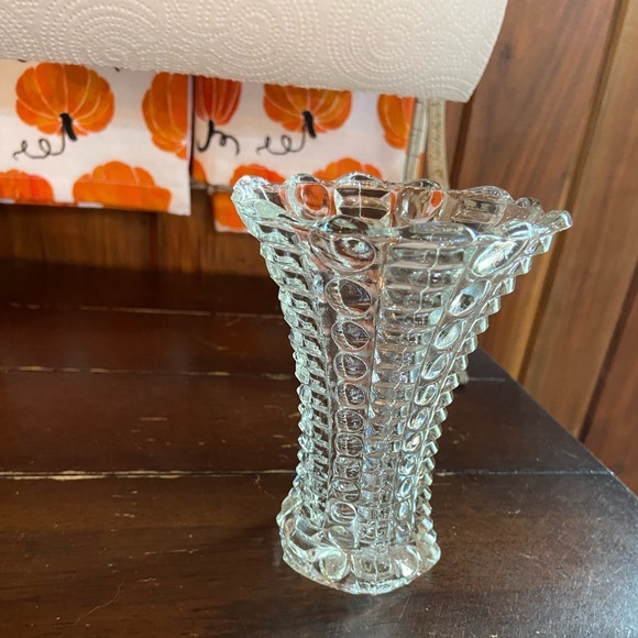 Anchor Hocking Accents Vintage Anchor Hocking Dots And Bars Clear